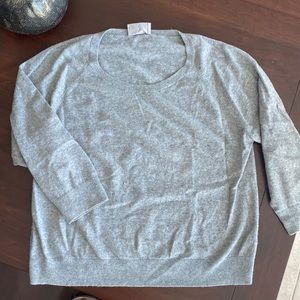 Everlane cashmere 3/4 sleeve sweater XL
